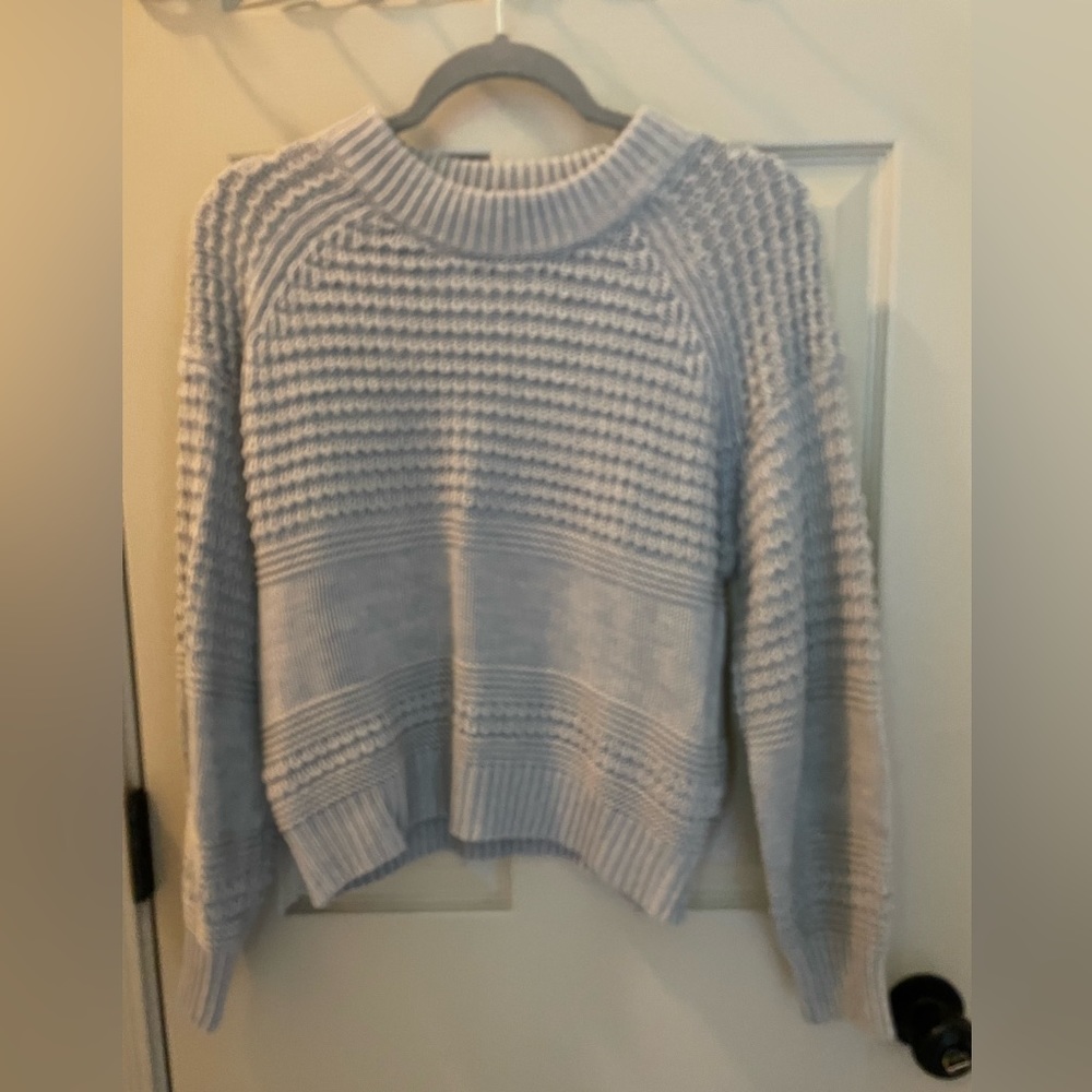 Grey/Green Knit Sweater